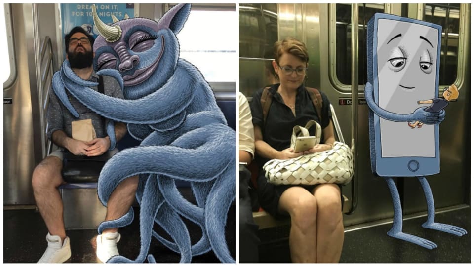 Jsou modří a řádí v newyorském metru